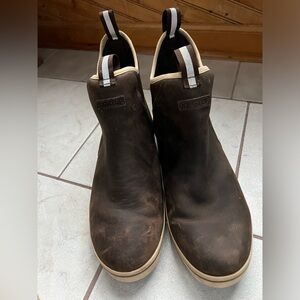 Men’s Xtratuf Leather 6in Ankle Deck Boots, Size 14